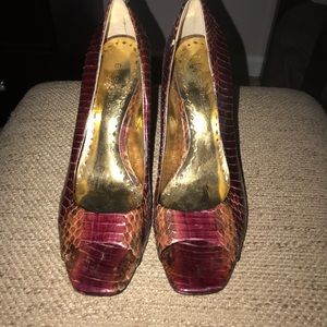 Multi color BCBGirls heels